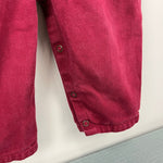 Load image into Gallery viewer, Vintage Guess Burgundy Red Overalls 24 Months USA
