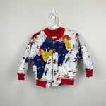 Load image into Gallery viewer, Vintage M.P.S. Pourquoi? Reversible World Map Jacket 4T
