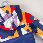 Load image into Gallery viewer, The North Face Kids' Freedom Insulated Ski Jacket Cave Blue Collage Shapes 2T NWT

