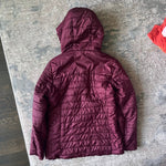 Load image into Gallery viewer, The North Face Girls Mossbud Swirl Parka Deep Garnet Red Large 14/16
