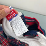 Load image into Gallery viewer, Vintage Great Guy Festive 3 Piece Plaid Outfit 12 Months USA
