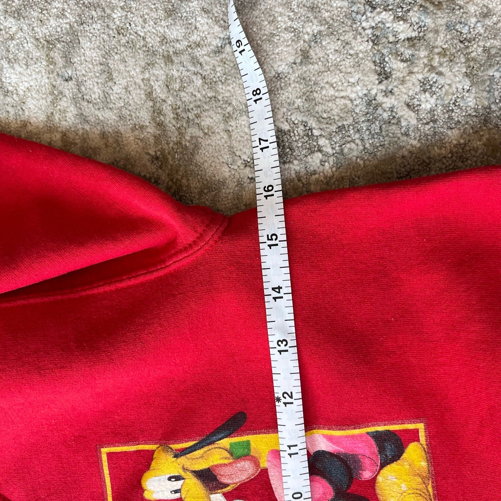 Vintage Disney Character Red Sweatshirt