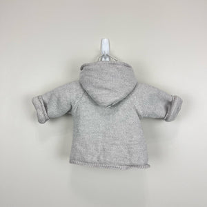 Bonpoint Gray Cardigan and Knit Pants Set 3 Months