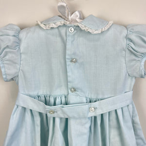 Vintage C.I. Castro & Co Blue Collared Dress 24 Months USA