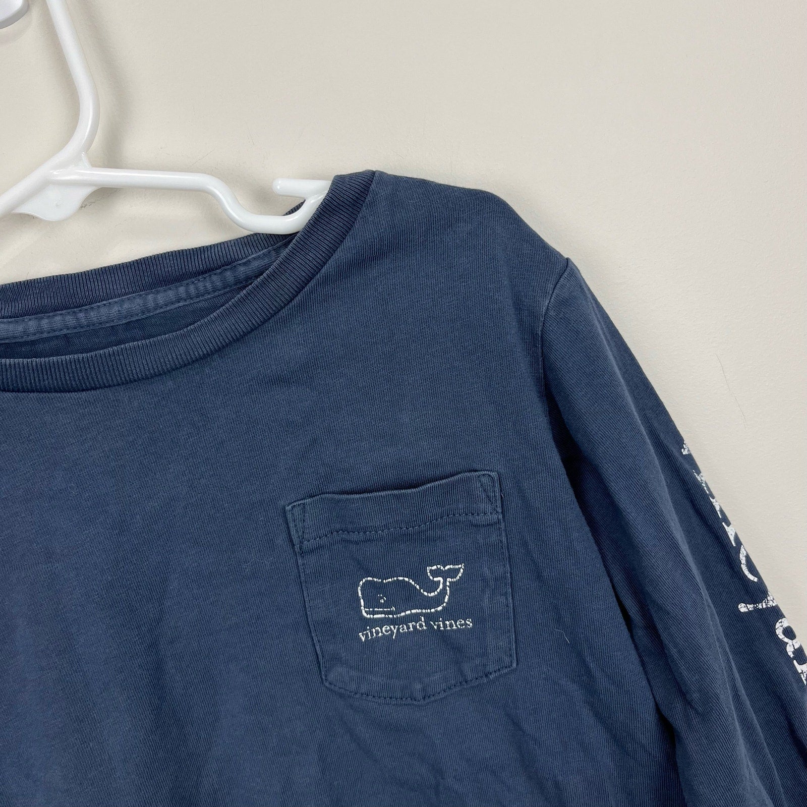 Vineyard Vines Long Sleeve Whale Pocket Tee 5T