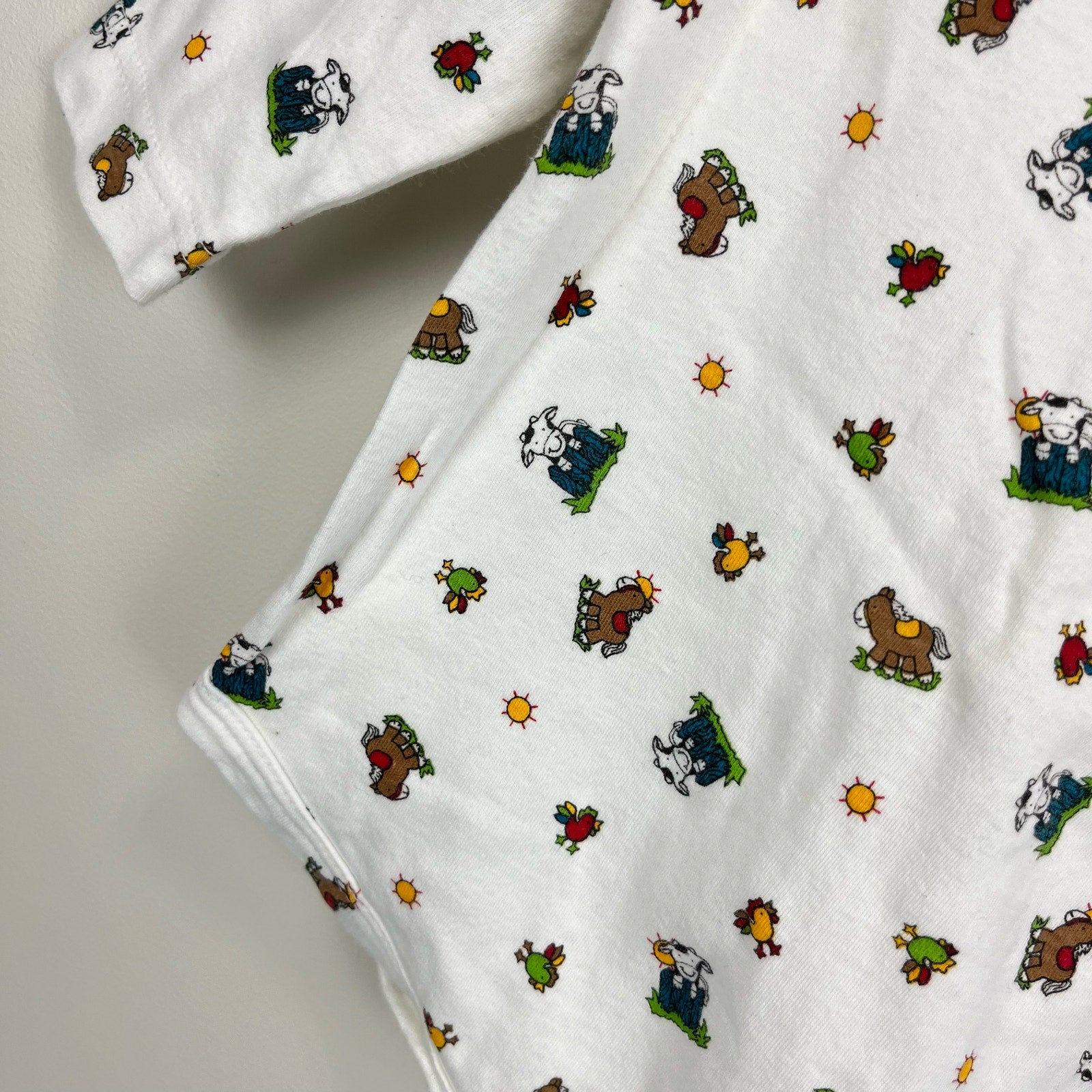 Vintage Garanimals Farm Bodysuit 12 Months