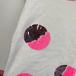 Load image into Gallery viewer, Mini Boden Sequin Flip Dot Tee 9-10
