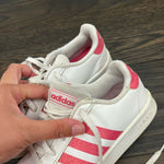 Load image into Gallery viewer, Adidas Girls Grand Court Sneakers Pink White 13
