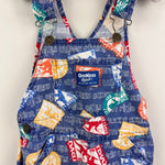 Load image into Gallery viewer, Vintage OshKosh B'gosh Sports Shortalls 4T USA
