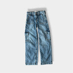 Load image into Gallery viewer, Abercrombie Kids High Rise Wide Leg Jeans 9/10 Long
