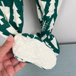 Load image into Gallery viewer, Hanna Andersson Holiday Footed HannaJams Sleeper Winter Green 75 12-18 Months NWT
