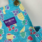 Load image into Gallery viewer, Vintage OshKosh B'gosh Fruit Shortalls 2T USA
