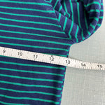 Load image into Gallery viewer, Vintage Healthtex Navy &amp; Green Striped Polo Shirt 7 USA
