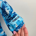Load image into Gallery viewer, The North Face Baby Freedom Snow Suit Blue Snow Peak Mountains 6-12 Months
