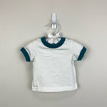 Load image into Gallery viewer, Hanna Andersson Baby Print Overalls &amp; T-Shirt Set Green Dino 0-3 Months
