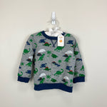 Load image into Gallery viewer, Gymboree Heather Gray Dino Pullover 18-24 Months NWT
