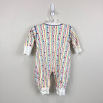 Load image into Gallery viewer, Vintage Bright Future Rainbow Star Stripe Coverall 3-6 Months
