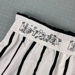 Load image into Gallery viewer, Vintage Summer Stuff Hot Shot Black and White Striped Shorts 4T NWT
