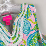Load image into Gallery viewer, Lilly Pulitzer Girls Urchin Pink Vitamin Sea Harper Shift Dress L 8-10
