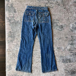 Load image into Gallery viewer, Vintage Y2K Limited Too Bootcut Cargo Tie Waist Blue Jeans 10
