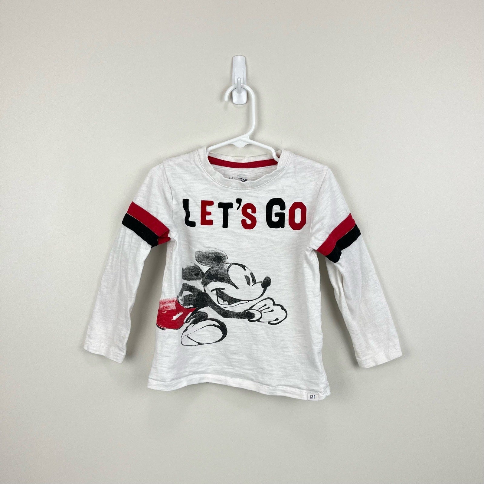 Gap Disney Mickey Mouse Long Sleeve Tee 4T