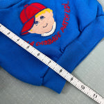 Load image into Gallery viewer, Vintage I&#39;m a Cabbage Patch Kid Blue Sweatshirt 12 Months USA
