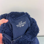 Load image into Gallery viewer, Vineyard Vines Baby Teddy Hooded Bunting Nautical Navy 12-18 Months

