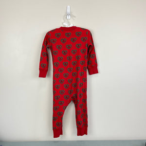 Hanna Andersson Red Heart Pajamas 80 cm 18-24 Months