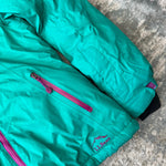 Load image into Gallery viewer, L.L. Bean Girls Aqua Green Ski Jacket Large 14-16
