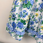 Load image into Gallery viewer, Vintage Rachel's Kids Floral Gingham Ruffle Dress 6
