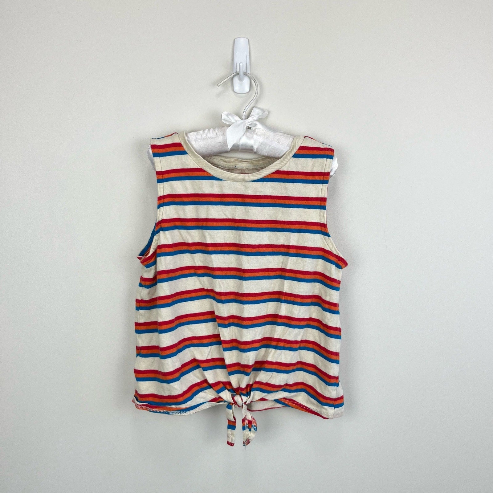 Melrose and Market Girls Striped Tank Top Medium 8/10