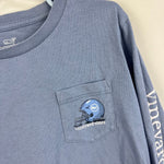 Load image into Gallery viewer, Vineyard Vines Boys' Long-Sleeve Football Whale Pocket T-Shirt Blue 7

