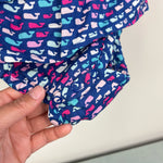 Load image into Gallery viewer, Vineyard Vines Ruffle Whale Romper 3-6 Months
