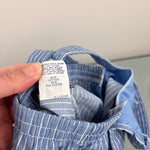 Load image into Gallery viewer, Vintage Carter's Blue Striped Tiger Car Overalls 6 Months USA
