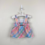 Load image into Gallery viewer, Little English Evie Bloomer Set Preppy Plaid 6 Months
