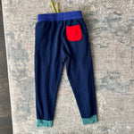 Load image into Gallery viewer, Mini Boden Cosy Fleece Joggers Navy Blue 6
