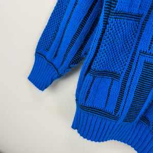 Vintage Barrel Blue Sweater 6 USA