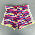 Load image into Gallery viewer, Danskin Now Girls Striped Athletic Shorts XS 4-5
