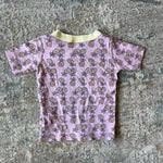 Load image into Gallery viewer, Hanna Andersson Purple Pineapple Short John PJs 90 cm 3T
