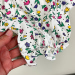 Load image into Gallery viewer, Vintage All Mine Floral Ruffle Shortall Romper Set 24 Months

