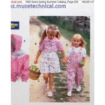 Load image into Gallery viewer, Vintage OshKosh B'gosh Pink Floral Bow Overalls 3T USA
