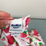 Load image into Gallery viewer, Vintage OshKosh B'gosh Strawberry Romper 4T USA

