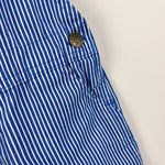 Load image into Gallery viewer, Vintage OshKosh B'gosh Blue Striped Overalls 18 Months
