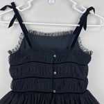 Load image into Gallery viewer, Ralph Lauren Girls Polka Dot Tulle Dress Black 10
