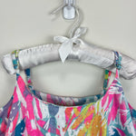 Load image into Gallery viewer, Lilly Pulitzer Girls Mini Franni Crop Top Multi Sparkling Sands L 8-10
