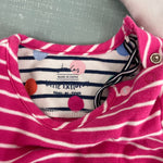 Load image into Gallery viewer, Joules Dazzle Organic Cotton Artwork Dress Pink Applique Cat Dog 9-12 Months
