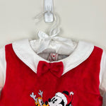 Load image into Gallery viewer, Vintage Baby Mickey &amp; Co Christmas Footie 9 Months
