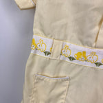Load image into Gallery viewer, Vintage Nannette Yellow Baby Bunny Romper
