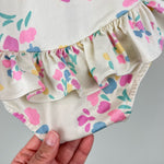 Load image into Gallery viewer, Vintage OshKosh B'gosh Floral Ruffle Bathing Suit 18 Months USA
