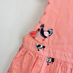 Load image into Gallery viewer, Petit Peony Peach Pink Chicken Scallop Sun Dress 5T NWT
